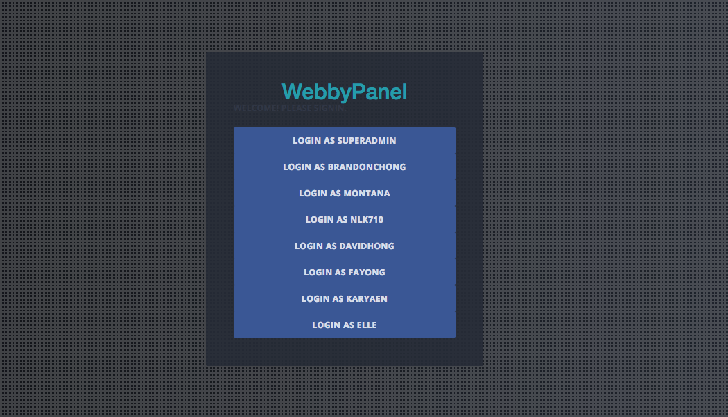 WebbyPanel